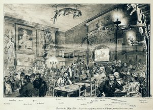 The Cabaret du Chat Noir, 1886 (pen og blæk og vask på papir)
